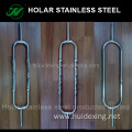 Stainless steel balcony railing handrail glass clamp